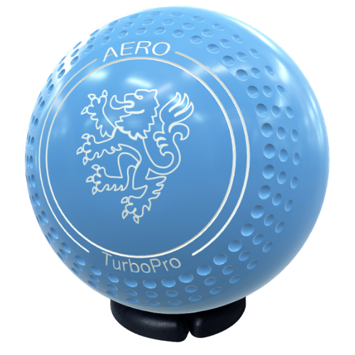 Aero Turbo Pro Size 4 Sky Blue Dimple Grip