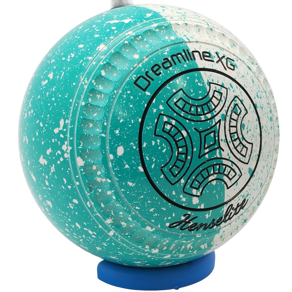 Henselite Dreamline XG Size 4 Peppermint Twist with " C Grip " the  Superior Grip ! >> PRE-ORDER NOW to Secure your HUNTER BOWLS EXCLUSIVE Peppermint Twist!