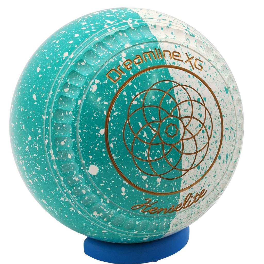 Henselite Dreamline XG Size 3 Peppermint Twist with " C Grip " the  Superior Grip ! >> PRE-ORDER NOW to Secure your HUNTER BOWLS EXCLUSIVE Peppermint Twist!
