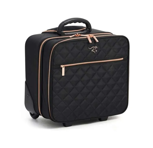 [KC6801 Black Rose] Eternal Rose Gold Lawn Bowls Trolley by Kelsey Cottrell