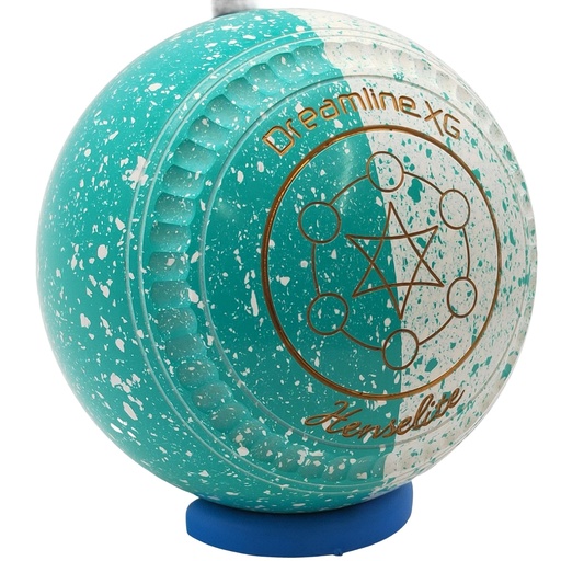 [XG4BG0-15-51664-5018804-XGDuoST35] Henselite Dreamline XG Size 4 Peppermint Twist with " C Grip " the  Superior Grip ! >> PRE-ORDER NOW to Secure your HUNTER BOWLS EXCLUSIVE Peppermint Twist!