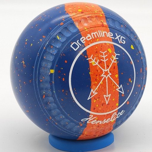 [XG4BF1-15-51665-5019407-GPXGTrilogyST35] Henselite Dreamline XG Size 4 Flame Express Duo with " C Grip " the  Superior Grip !  >> PRE-ORDER NOW to Secure your HUNTER BOWLS EXCLUSIVE Flame Express Duo !